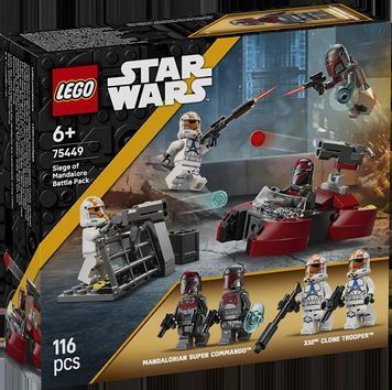 Конструктор LEGO Star Wars TM Боевой комплект &laquo;Осада Мандалора&raquo; 116 Деталей ( 75449 )