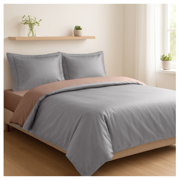 Комплект SOHO Комплект пост.білизни Полуторний Duet 150*200 Mocha/Grey