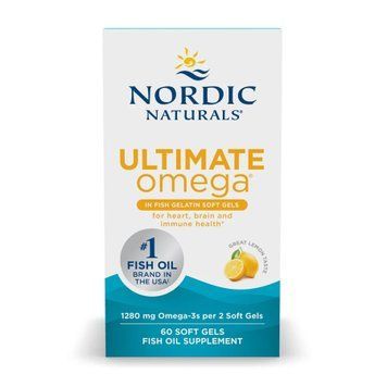 Ultimate Omega Fish Gels - 60 softgels Nordic Naturals / Ультимейт Омега (Рыбные капсулы)