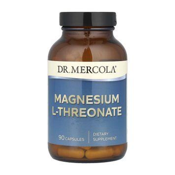 Магний L-треонат, Magnesium L-Threonate, Dr. Mercola, 90 капсул