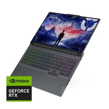 Ноутбук Lenovo Legion 5-16IRX9 16" WQXGA IPS AG, Intel i5-13450HX, 16GB, F512GB, NVD4060-8, DOS, сірий (387384) 83DG00MLRA фото