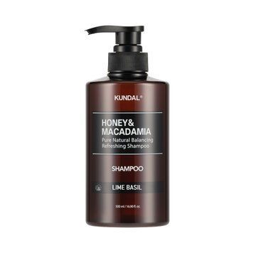 Шампунь відновлюючий "Лайм & Базилік" Kundal Honey & Macadamia Nature Shampoo Lime Basil 500ml, 500ml