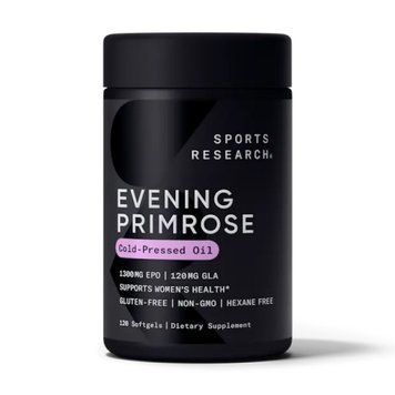 Evening Primrose Oil 1300mg - 120 softgels Sport Research / Олія примули вечірньої