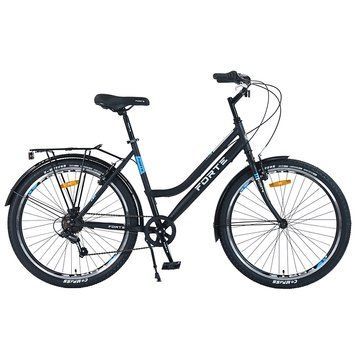 Велосипед FORTE CREED сталь.рама 19", колеса 26", чорно-блакитний