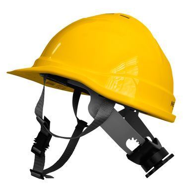 Каска промислова NEO TOOLS 97-221, біла, з ременем підборіддя, ABS, CE сертифікат Жовтий