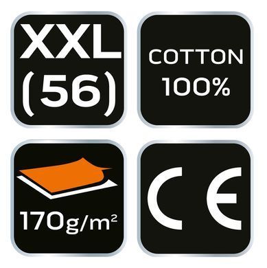 Фланелева сорочка Neo Tools 81-546 зелена у клітинку, 100% бавовна XXL