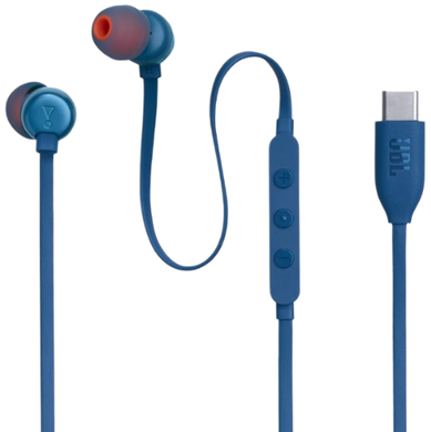 Навушники JBL TUNE 310C USB-C Blue (JBLT310CBLU) (6995502) JBLT310CBLU фото