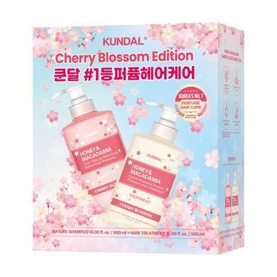 Набір засобів по догляду за волоссям Kundal Gift Edition Cherry Blossom Set 500ml+500ml, 500ml* 2ea