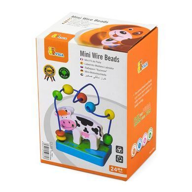 Пальчиковый лабиринт Viga Toys Коровка (59661) dt_858 фото