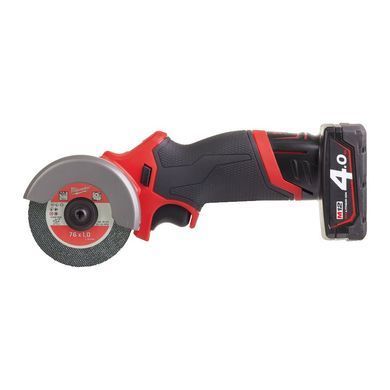 Шліфмашина універсальна відрізна акумуляторна безщіткова MILWAUKEE, M12 FCOT-0, діаметр 76мм (каркас, кожух, диски, картонне пак 4933464618 фото
