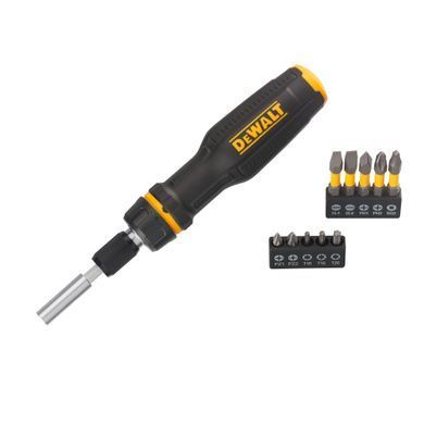 Викрутка - набір FULL FIT Telescoping, зі змінними бітами, 10 біт DeWALT DWHT68001-0 DWHT68001-0 фото