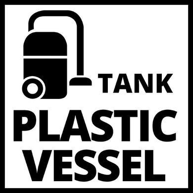 Einhell Пилосос професійний TC-VC 1815, 1250Вт, 180мБар, контейнер 15л, 3.6кг (356637) 2340290 фото