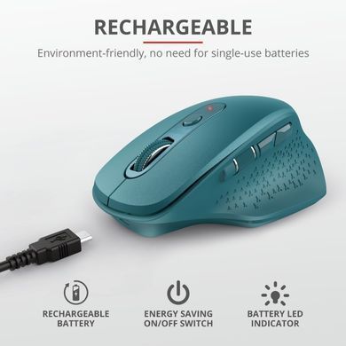 Trust Миша OZAA RECHARGEABLE WL Blue (338042) 24034_TRUST фото