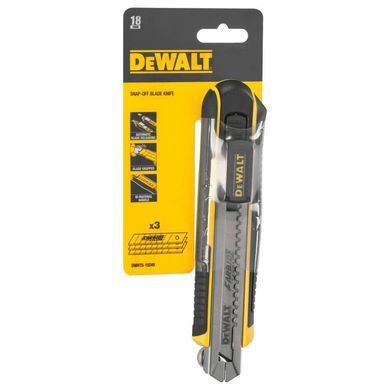 Ніж SLIDER &ndash; CARTRIDGE з лезом шириною 18 мм з сегментами, що відламуються DeWALT DWHT0-10249 DWHT0-10249 фото