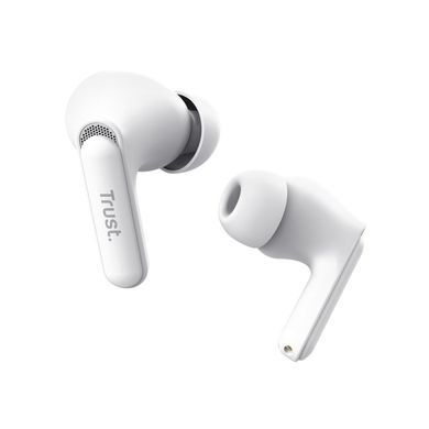 Навушники TWS Trust Yavi Earbuds BT 5.3, ENC, SBC, Mic, Білий (382310) 25172_TRUST фото