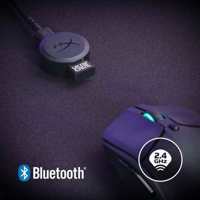 HyperX Миша Pulsefire Haste 2 WL, Black (365029) 6N0B0AA фото