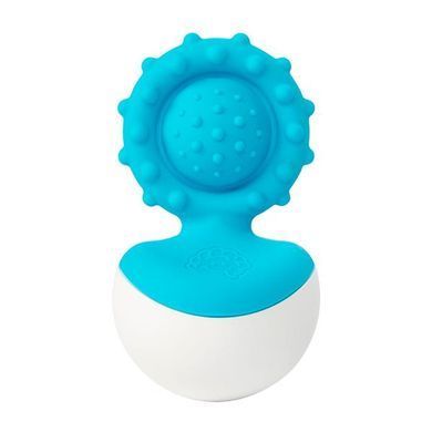 Прорезыватель-неваляшка Fat Brain Toys dimpl wobl голубой (FA217-4) dt_9469 фото