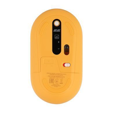 2E Мышь MF300 PETS:CATS&DOGS Silent WL BT, желтый 2E-MF300WPETSYW фото
