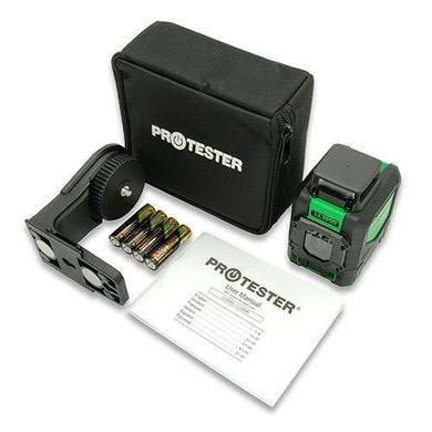 Побудовач площин лазерний H360&deg;/1V, (зелений промінь) PROTESTER LL305G