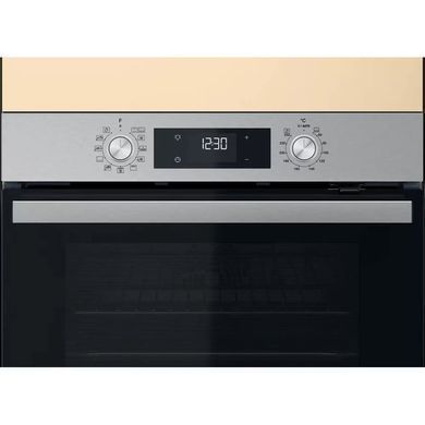 Whirlpool Духовой шкаф электрический, 71л, A+, дисплей, конвекция, телескопические направляющие, нерж OMR58HU1X фото