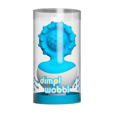 Прорезыватель-неваляшка Fat Brain Toys dimpl wobl голубой (FA217-4) dt_9469 фото