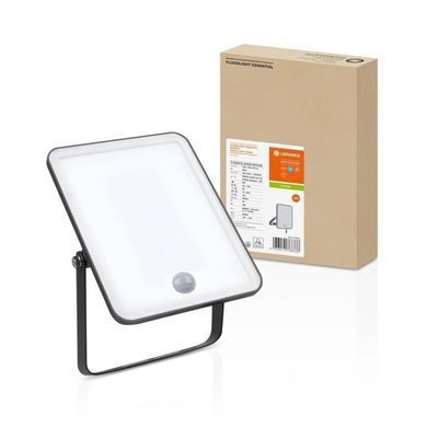 Прожектор LEDVANCE ESSENTIAL SENSOR 30Вт 2700Лм 4000K датчик руху чорний (376759)