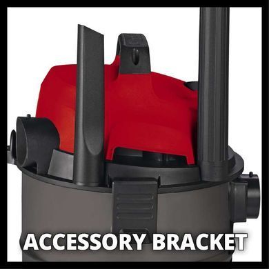 Einhell Пилосос професійний TC-VC 1815, 1250Вт, 180мБар, контейнер 15л, 3.6кг (356637) 2340290 фото