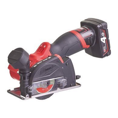 Шліфмашина універсальна відрізна акумуляторна безщіткова MILWAUKEE, M12 FCOT-0, діаметр 76мм (каркас, кожух, диски, картонне пак 4933464618 фото