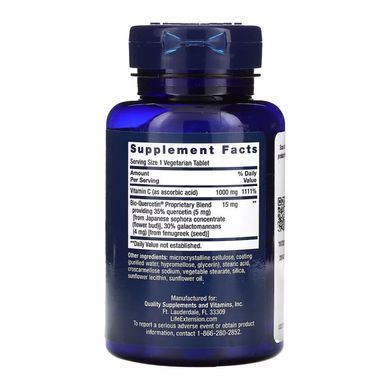 Vitamin C & Bio-Quercetin Phytosome - 60 vcaps Life Extension