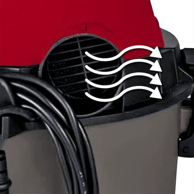 Einhell Пилосос професійний TC-VC 1815, 1250Вт, 180мБар, контейнер 15л, 3.6кг (356637) 2340290 фото