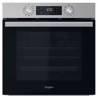 Whirlpool Духовой шкаф электрический, 71л, A+, дисплей, конвекция, телескопические направляющие, нерж OMR58HU1X фото