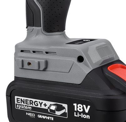Безщітковий ударний гайковерт GRAPHITE 04-618 18 В, 330 Нм, 1/2", без акумулятора та зарядного пристрою 58G028-1 фото