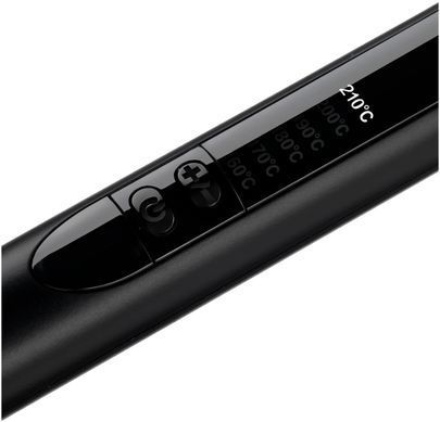 BaByliss Плойка, конусна, 64Вт, темп.режимів-6, D -13-25mm, 160-210С, кераміка, чорно-золотий (361648) C454E фото