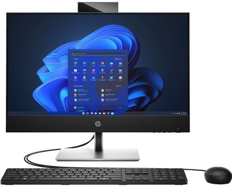 HP Комп'ютер персональний моноблок ProOne 440-G9 23.8" FHD IPS AG, Intel i5-12500T, 16GB, F512GB, UMA, WiFi, кл+м, 2р, Win11P, чорний (373139) 884A7EA фото