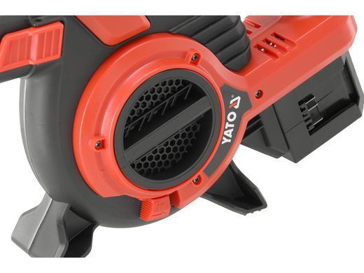 Воздуходувка и втягивание приусадебная аккумул YATO:Li-Ion 36V (2х18V)продукт.-308-700 м&sup3;/мин(БЕЗ АККУМУЛЯТОРА) YT-85173 фото