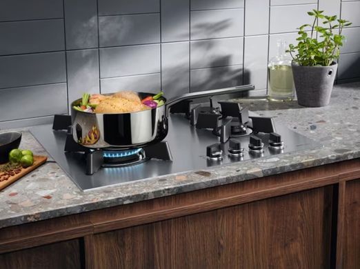 Electrolux Варильна поверхня газова, 60см, чавун, нерж (382019) KGU643723Z фото