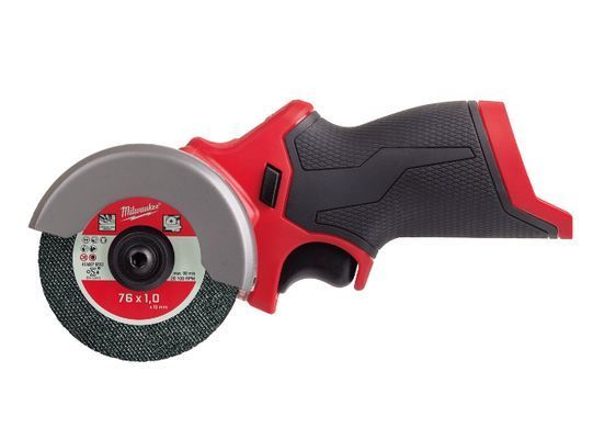 Шліфмашина універсальна відрізна акумуляторна безщіткова MILWAUKEE, M12 FCOT-0, діаметр 76мм (каркас, кожух, диски, картонне пак 4933464618 фото