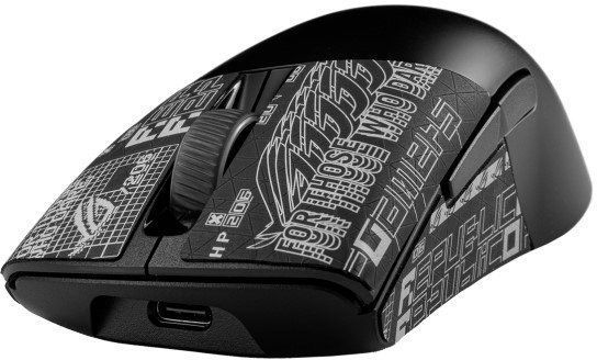 ASUS Мышь ROG Keris AimPoint RGB USB/WL/BT Black 90MP02V0-BMUA00 фото