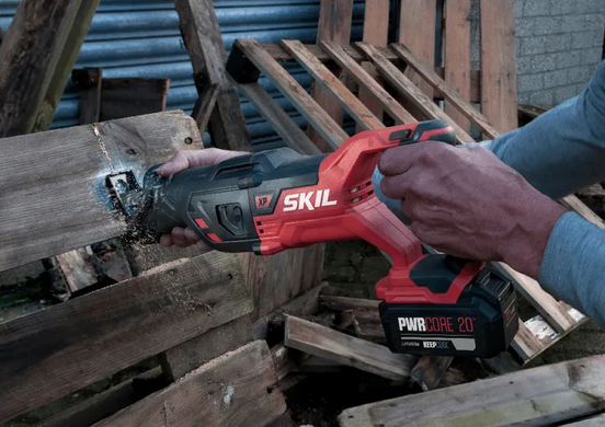 Акумуляторна безщіткова шабельна пила 20В SKIL 3480 CB XP (SW1E3480CB) 11071800301 фото