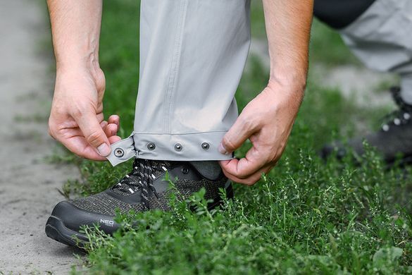 Штани робочі NEO Tools 81-294 OUTDOOR, 4-way stretch, світло-сірі з темно-сірими вставками, поліестер, вентиляція, CE M