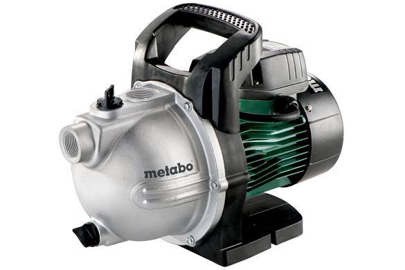 Насос садовий Metabo P 4000 G, 1100 Вт, 4 куб/год, висота подачі 46м, всмоктування до 8 м, 12.2 кг 600964000 фото
