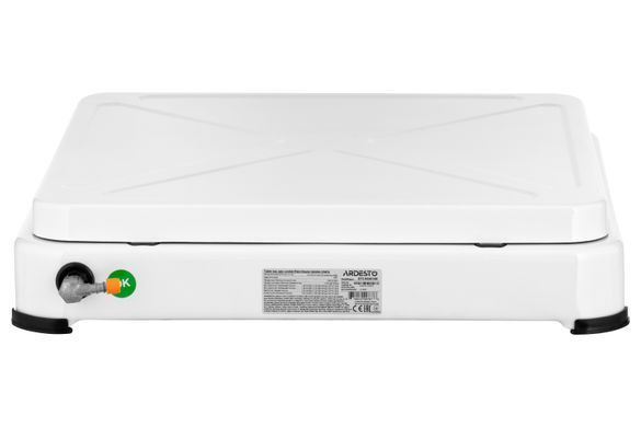 Плитка газова настільна ARDESTO GTC-NS4014W, тип газу LPG, 4 алюмін. пальника, емальован. корпус, фарбов. решітка, кришка, колір: білий (357768) GTC-NS4014W фото