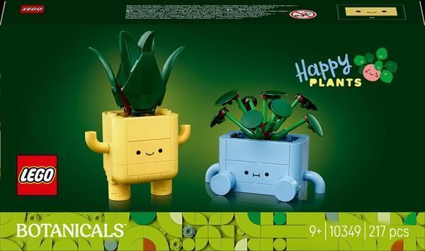 Конструктор LEGO Botanicals Щасливі рослини 217 деталей (10349)