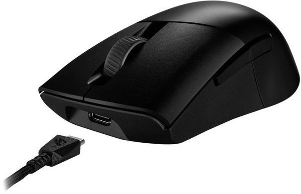 ASUS Мышь ROG Keris AimPoint RGB USB/WL/BT Black 90MP02V0-BMUA00 фото
