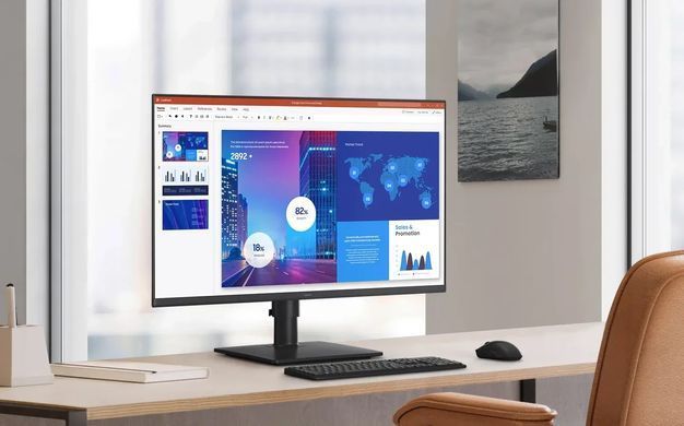 Монітор Samsung 27" S27D400 2*HDMI, DP, USB, IPS, 100Hz (386171) LS27D400GAIXCI фото