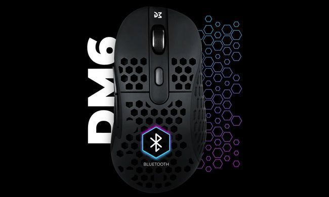 Миша ігрова Dream Machines DM6 HOLEY Trio Wireless Black (393780) DM6_HOLEY_TRIO фото