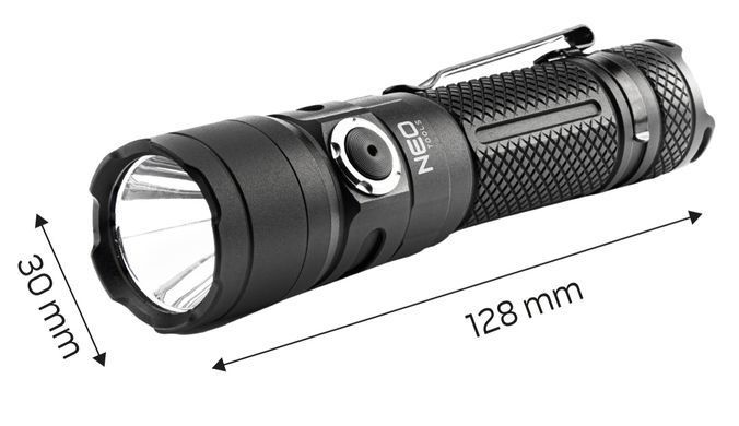 Ліхтар акумуляторний NEO Tools 99-075, SST40 LED, 1500 лм, USB-C, 4000 мАг, дальність 200 м 99-075 фото