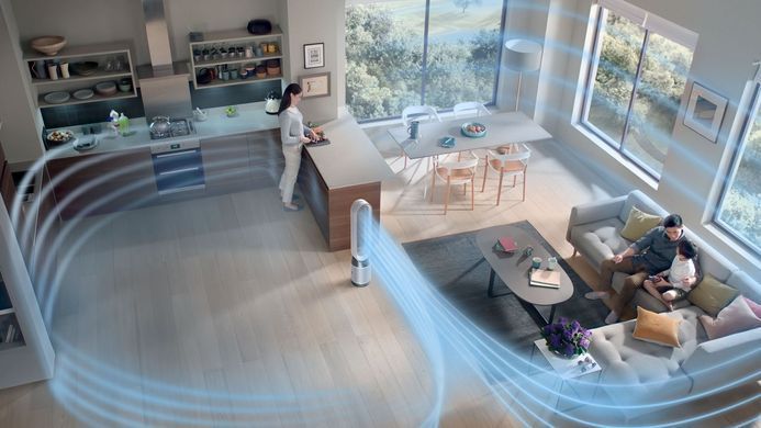 Dyson Очищувач повітря Purifier Cool Gen1 TP10, 290л/сек, обертання 350&deg;, пульт ДК, нержавіюча сталь (381643) 454843-01 фото