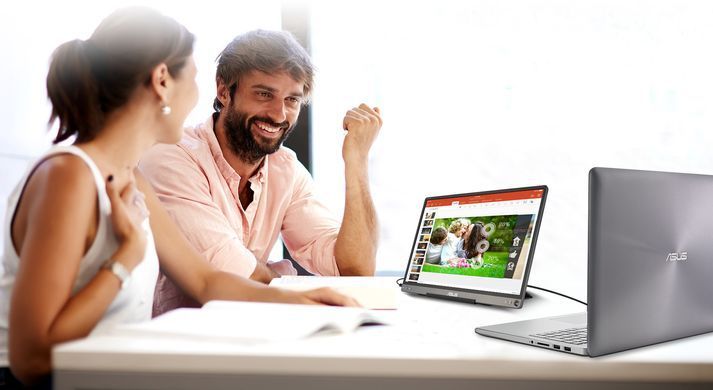 ASUS Монитор портативный 14" ZenScreen MB14AC USB-C, IPS, Cover 90LM0631-B01170 фото