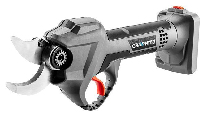 Акумуляторний секатор GRAPHITE 58G029, 18 В Li-Ion Energy+, безщітковий двигун, 30 мм різ (без акумулятора) 58G029 фото